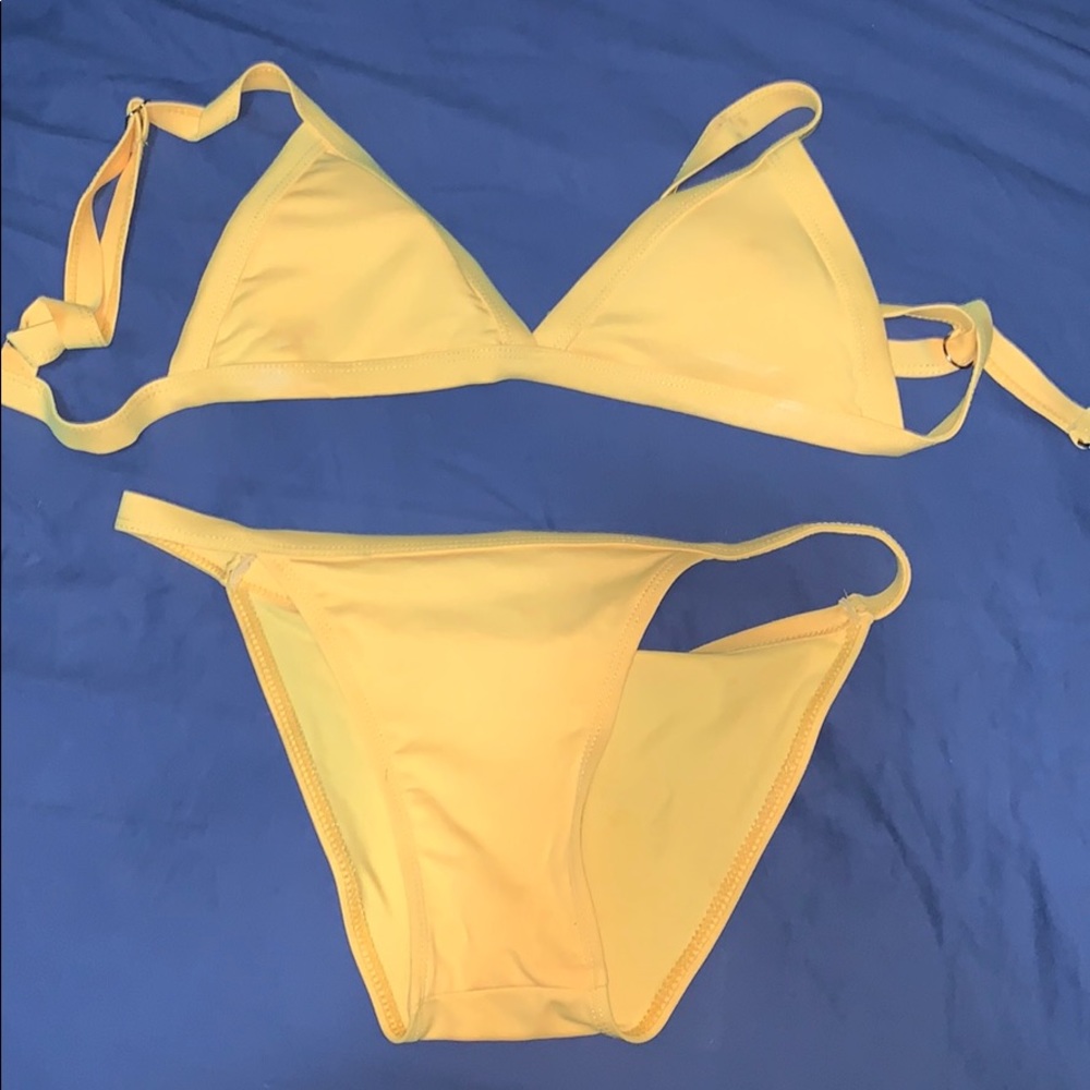 Never worn yellow bikini